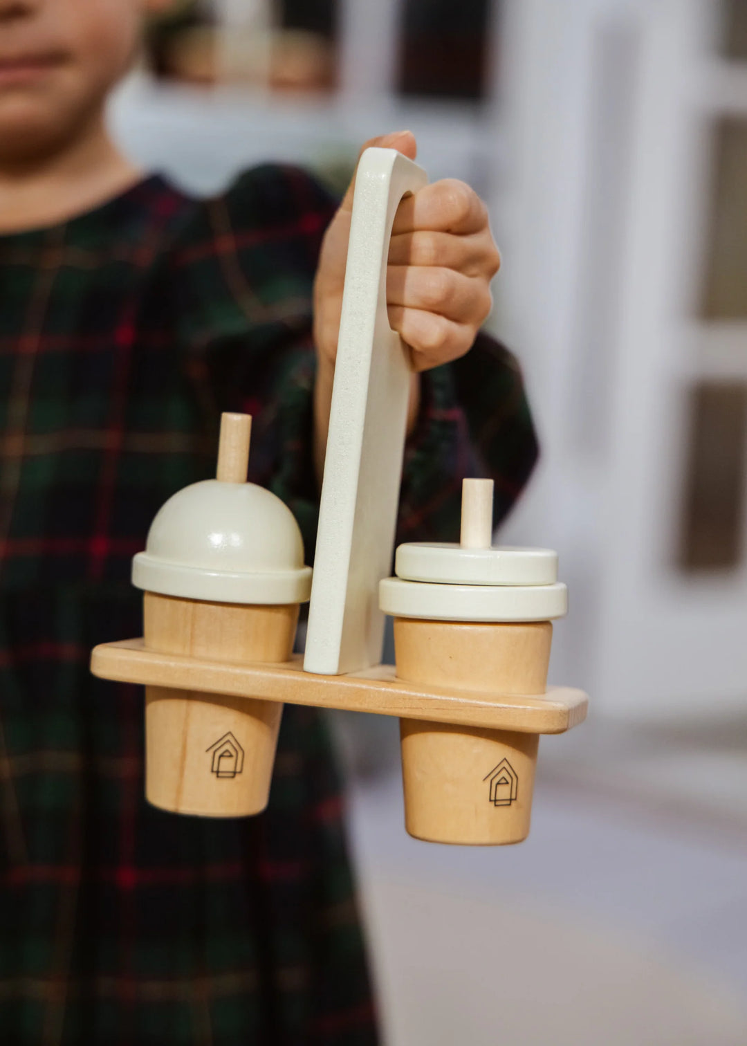 Coco Village Wooden Coffee Maker Set