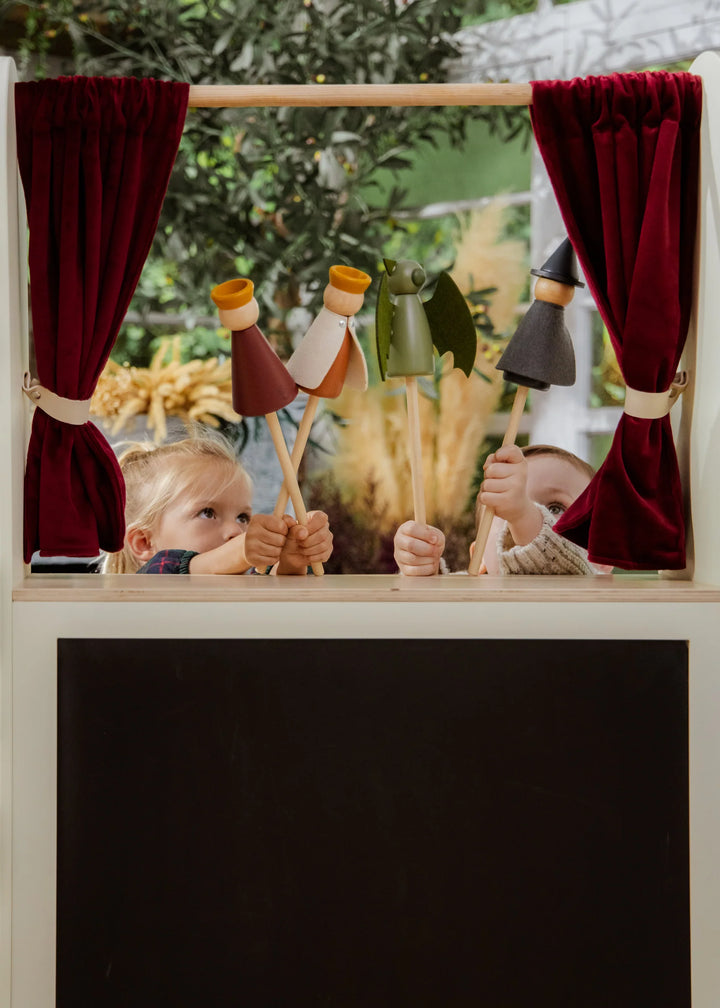 Coco Village Set Of 6 Wooden Puppets