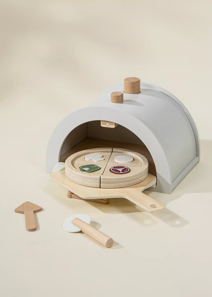 Coco Village Wooden Pizza Oven Playset And Accessories