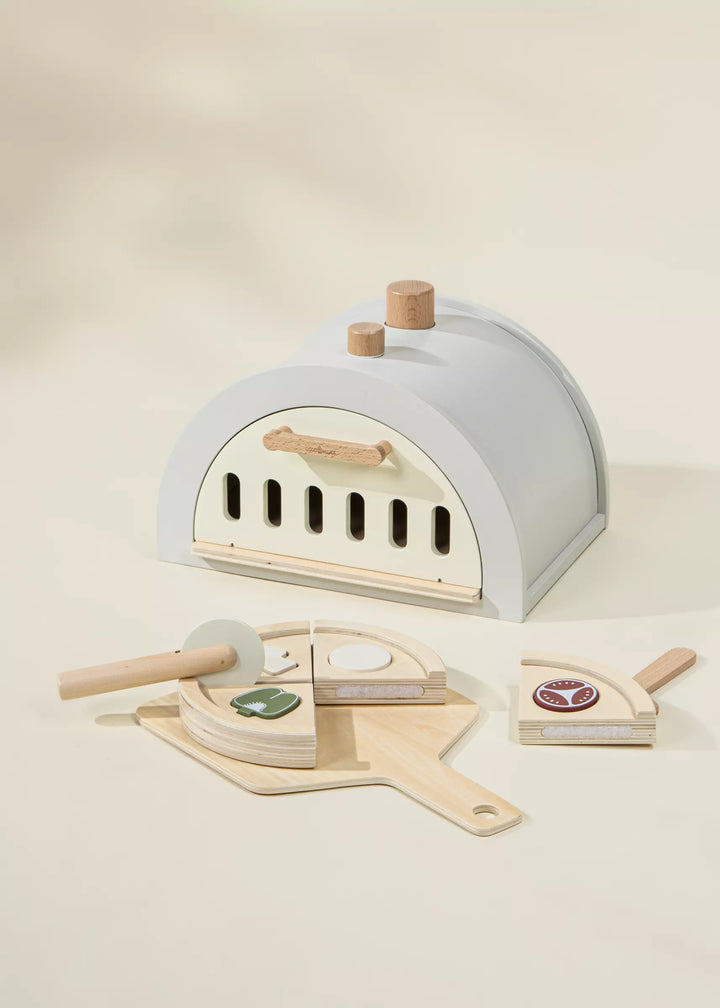 Coco Village Wooden Pizza Oven Playset And Accessories