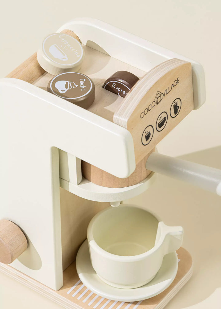 Coco Village Wooden Coffee Maker Set