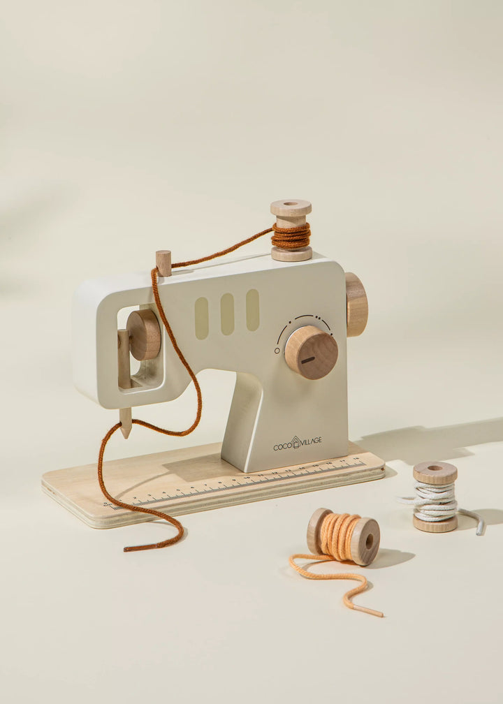 Coco Village Wooden Sewing Machine Playset