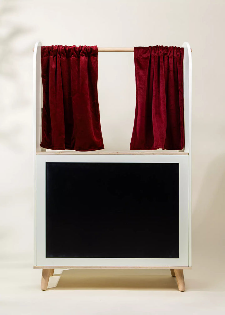 Coco Village Wooden Play Market & Theater Stand