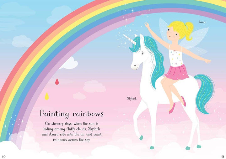 Usborne Little Sticker Dolly Dressing Unicorns
