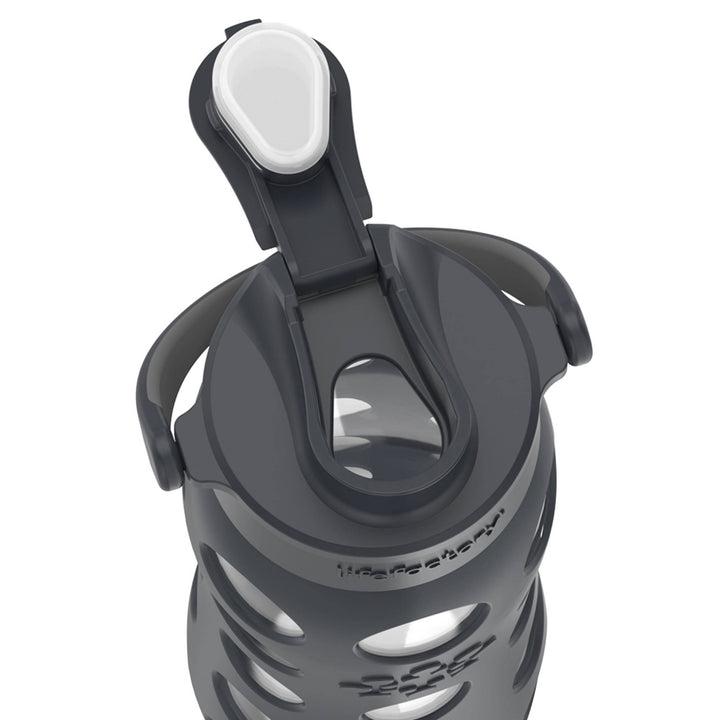 LifeFactory 22oz Glass Water Bottle Active Cap