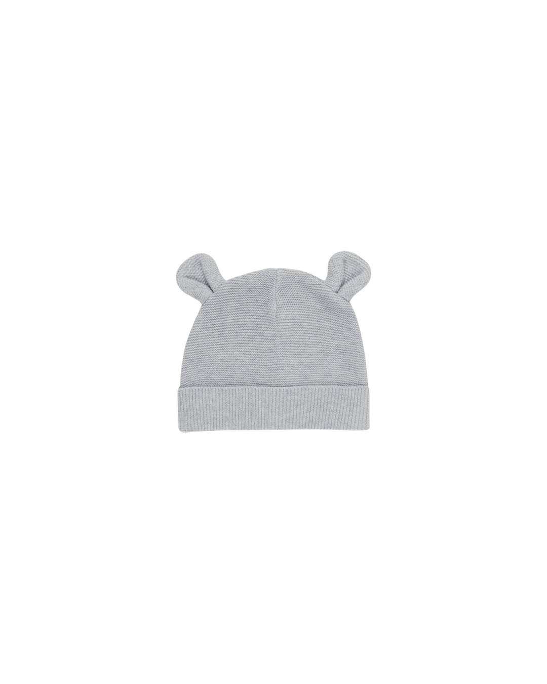 Quincy Mae Baby Bear Beanie - Heathered Dusty Blue