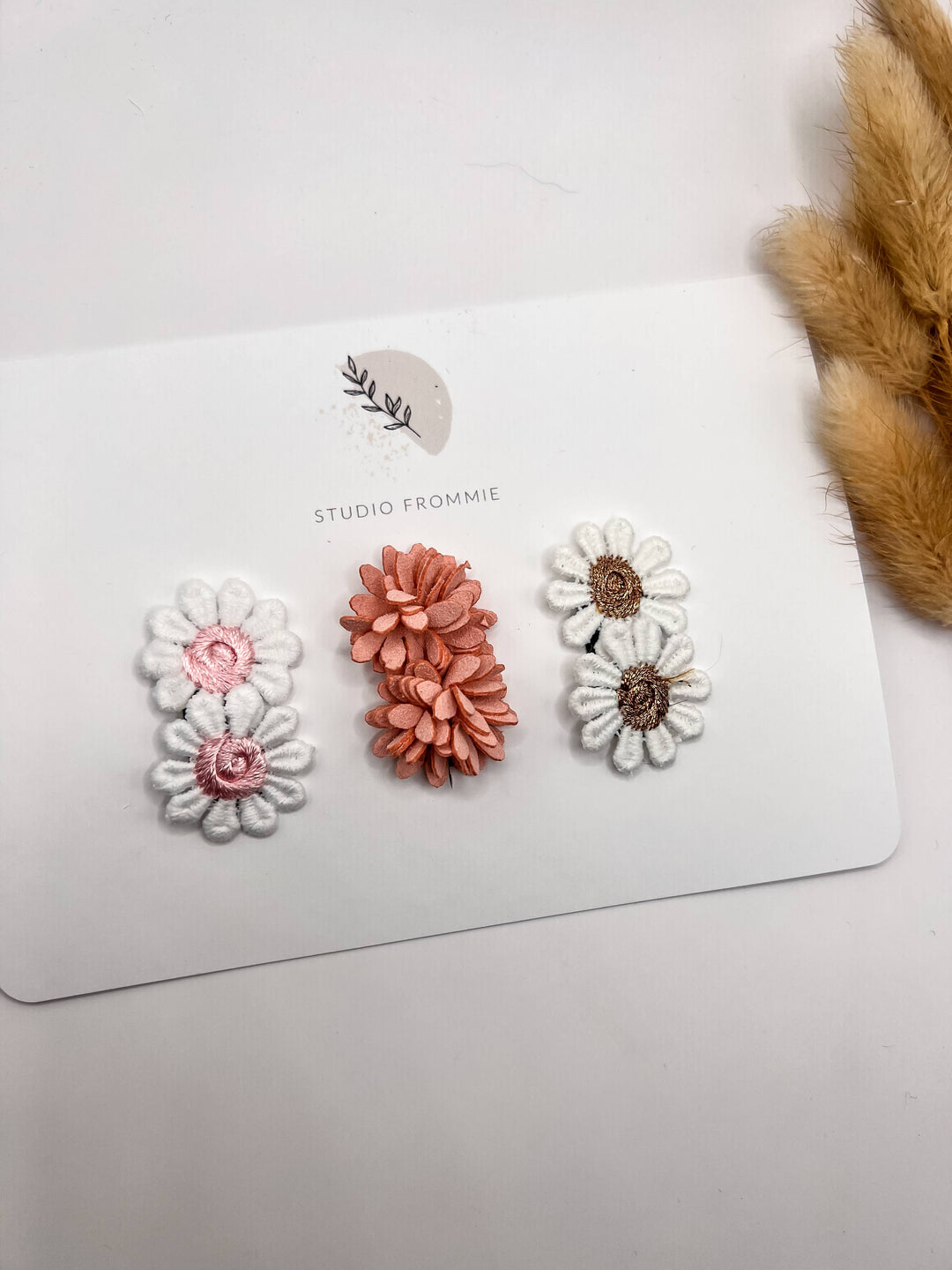 Studio Frommie No Slip Clips - Pink