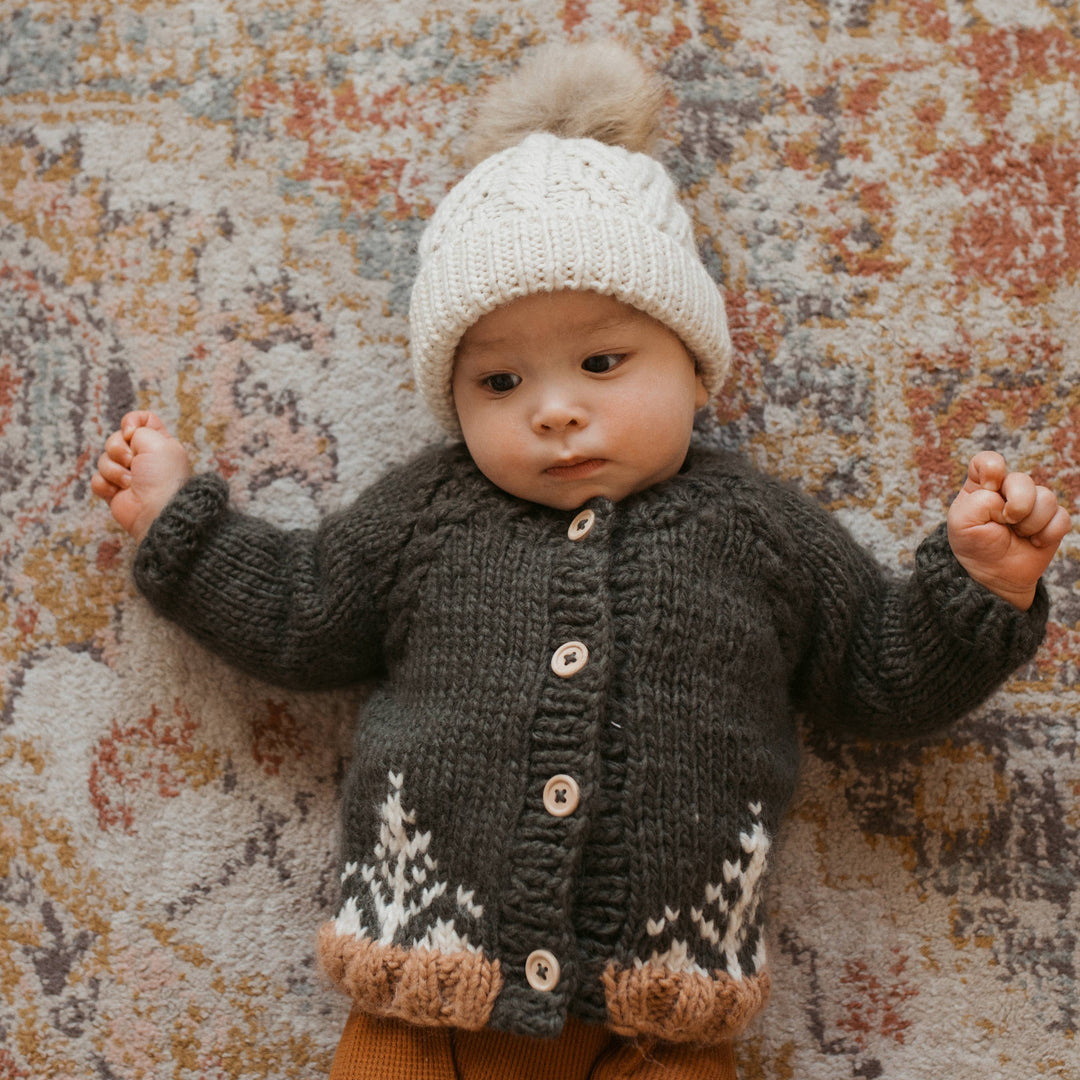 Huggalugs Forest Loden Cardigan Sweater Baby & Toddler