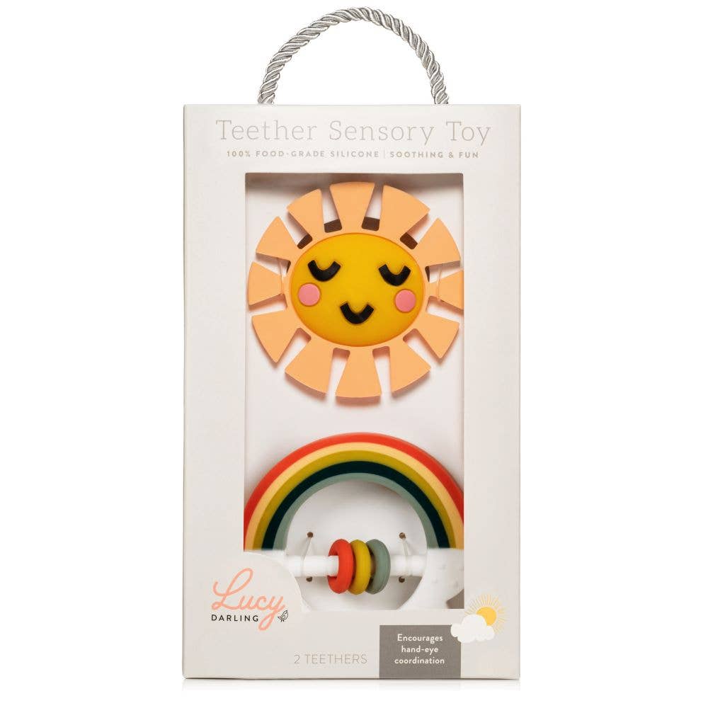 Lucy Darling Little Rainbow Baby Teether Toy