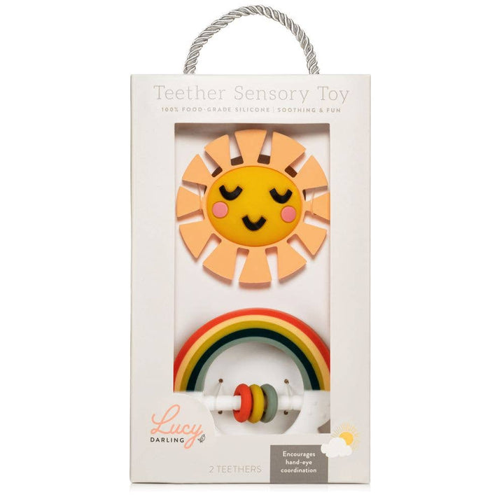 Lucy Darling Little Rainbow Baby Teether Toy