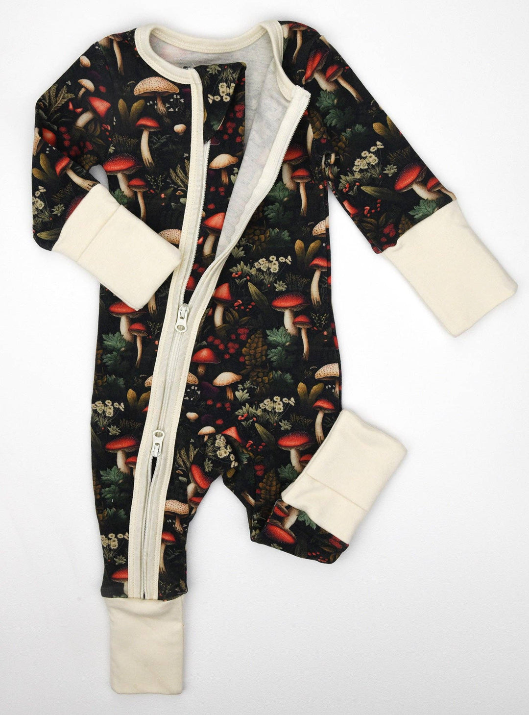 Earthy Organic Cotton Baby Pajamas - Glade