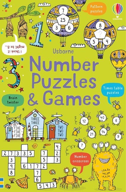 Number Puzzles And Games : Usborne