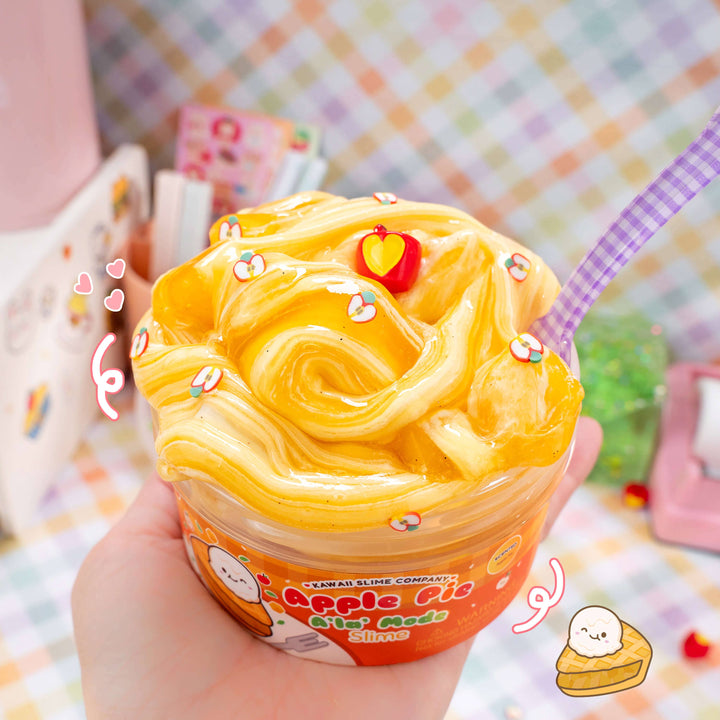 Kawaii Slime Apple Pie à la Mode Slime
