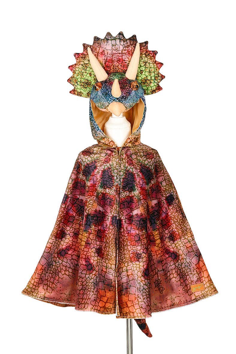Souza Triceratops Dragon Costume Cape - 4–7 yrs