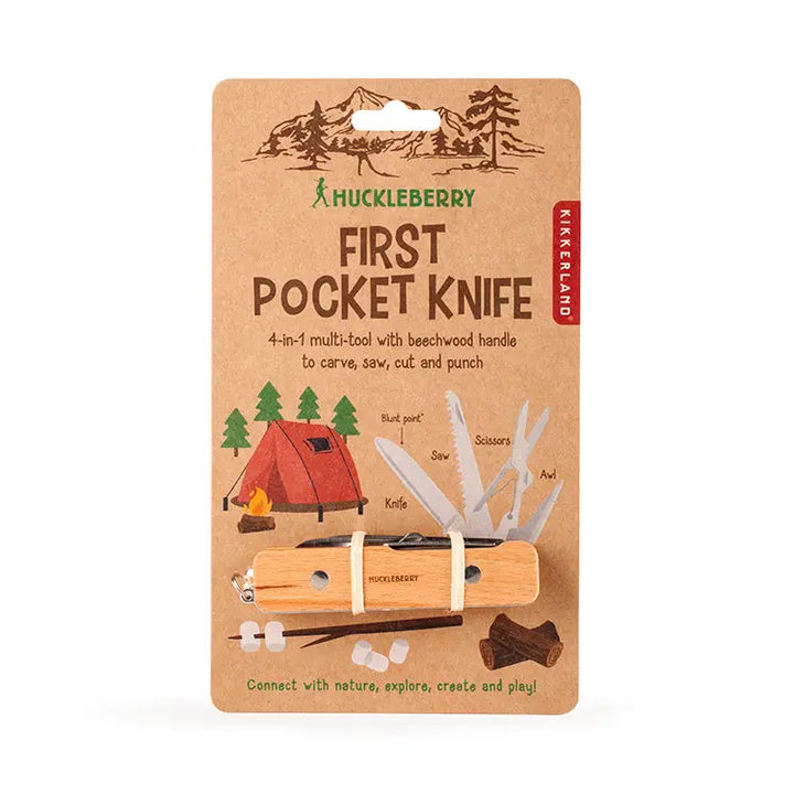 Kikkerland Huckleberry Pocket Knife