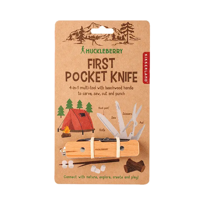Kikkerland Huckleberry Pocket Knife