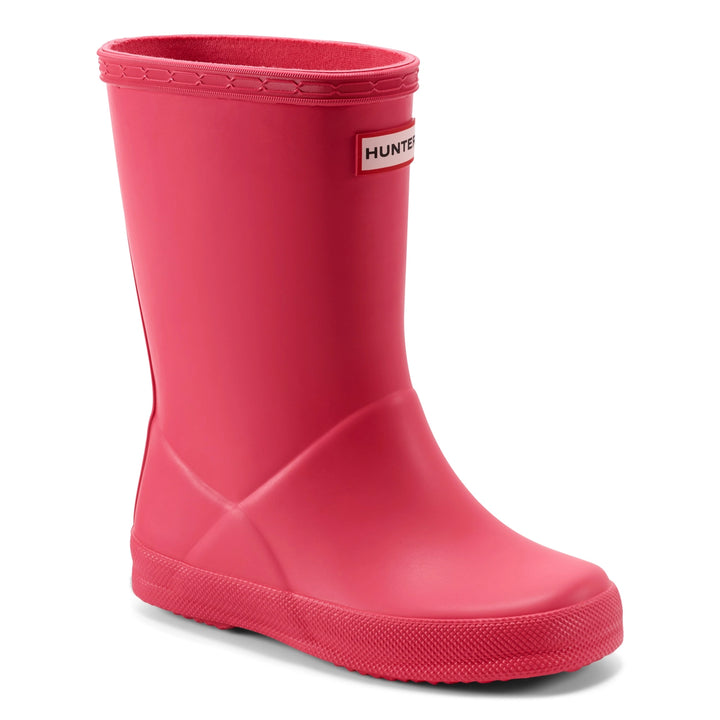 Hunter Kids First Classic Rain  Boot -Bright Pink