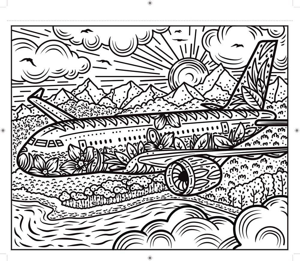 Usborne Planes and Helicopters Magic Painting Book