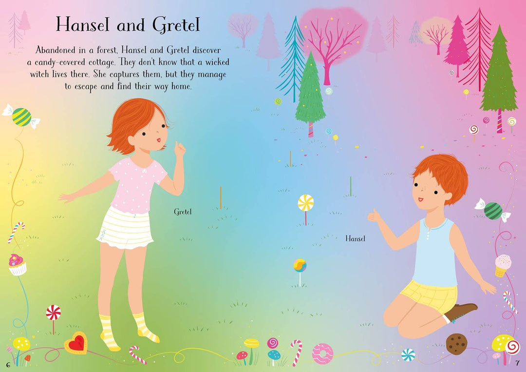 Usborne Little Sticker Dolly Dressing Fairy Tales