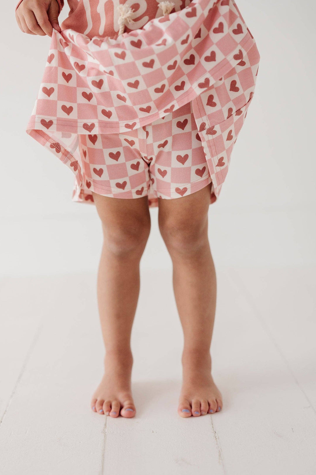 Babysprouts Checkered Heart Girl's Skort