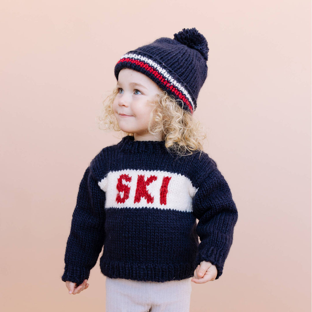 The Blueberry Hill Ski Sweater - Navy
