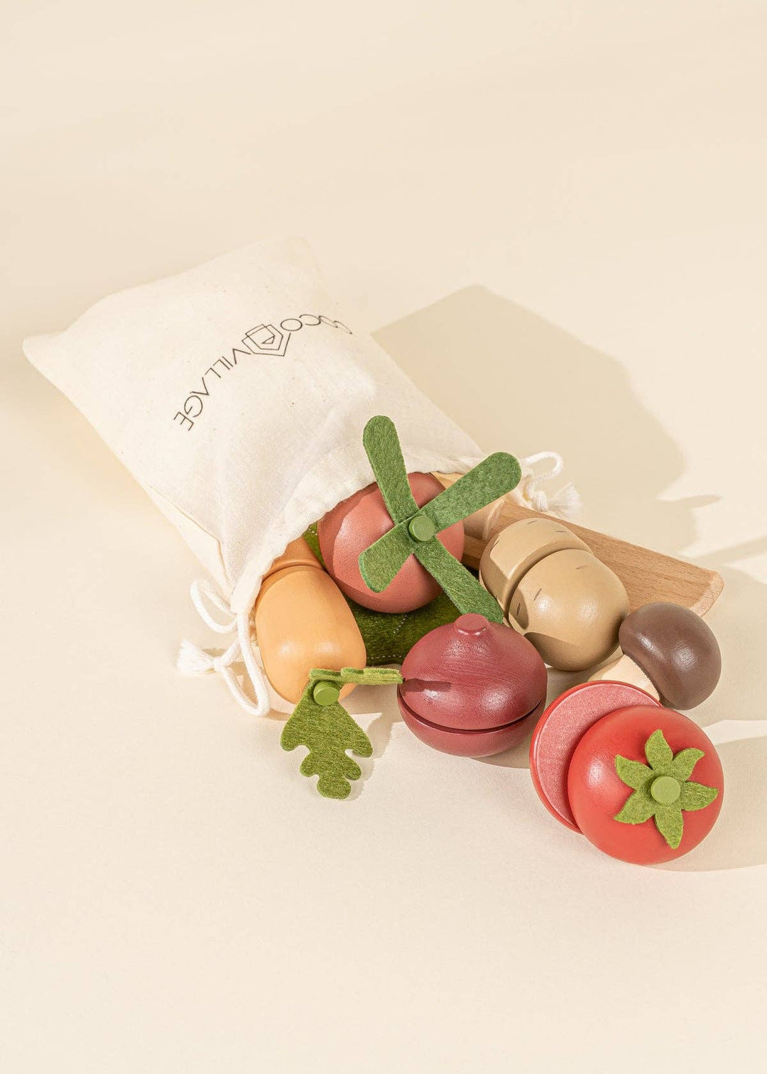 Coco Village Wooden Vegetables Playset