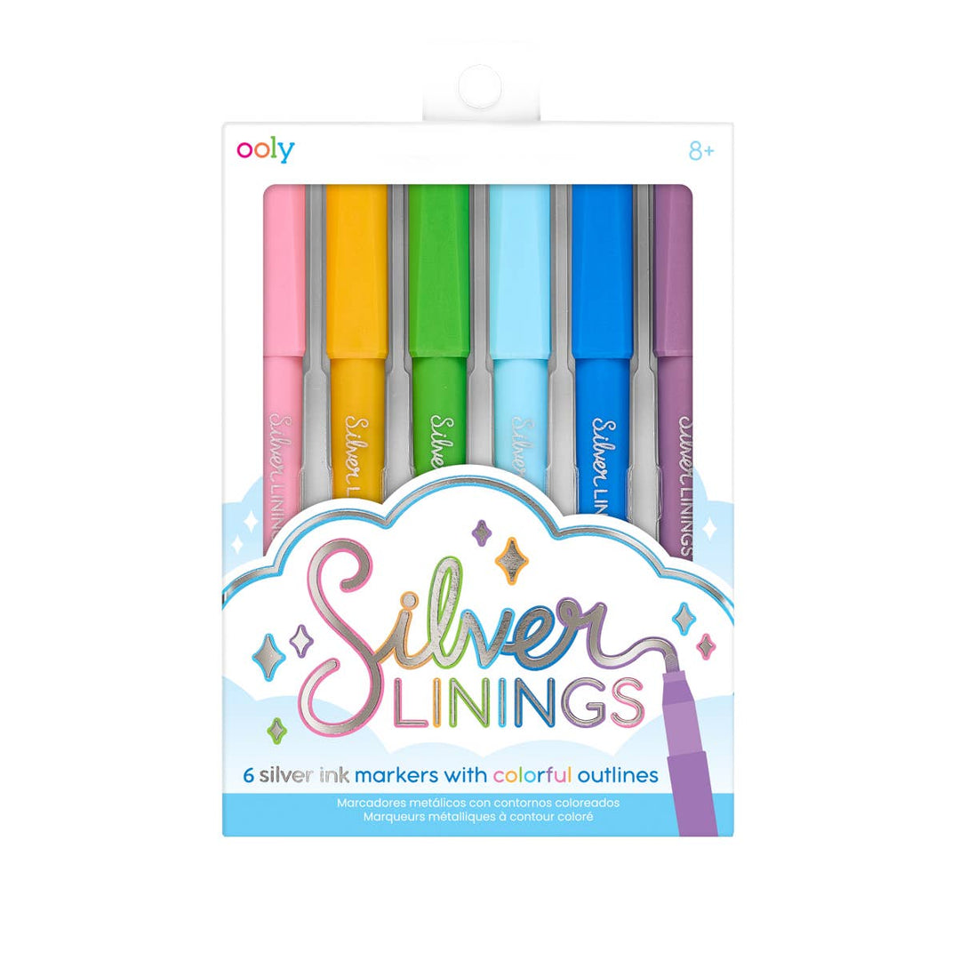 Ooly Silver Linings Colorful Outline Markers