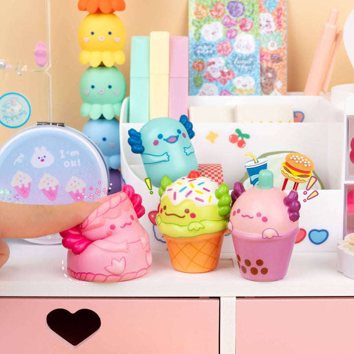 Kawaii Slime Snaxolotl Mini Squishies