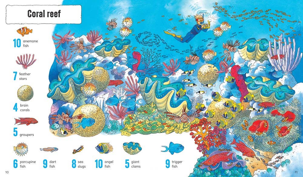 Usborne 1001 Things To Spot In The Sea