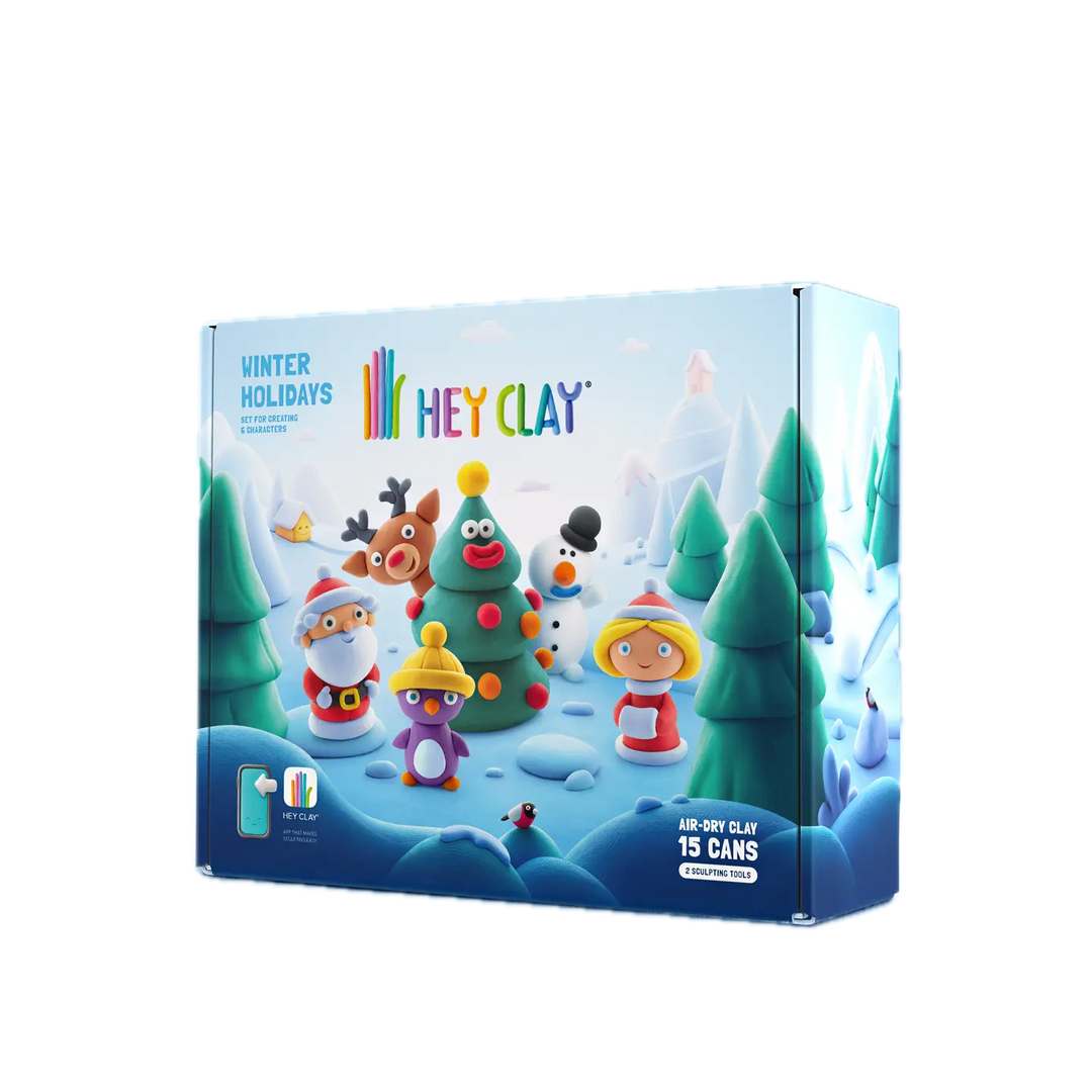Fat Brain Toys Hey Clay Winter Holidays Set