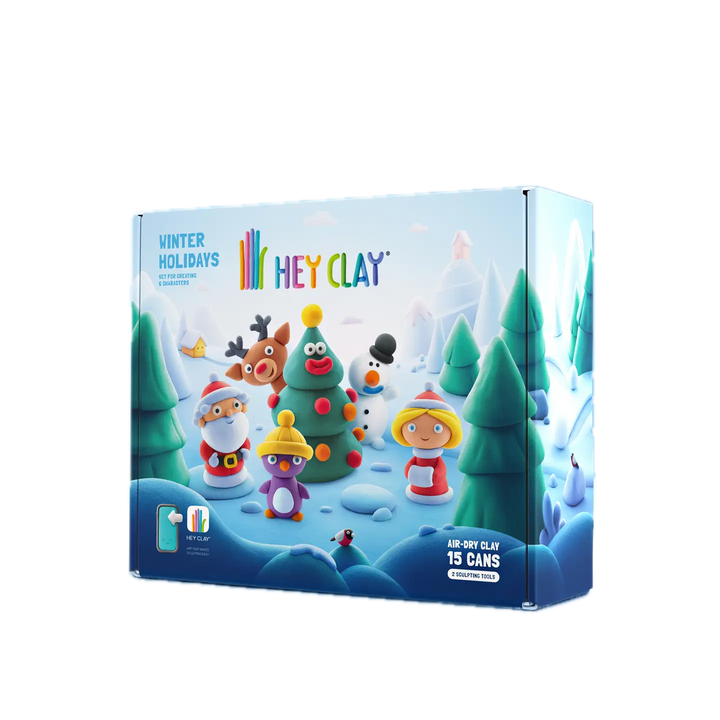 Fat Brain Toys Hey Clay Winter Holidays Set