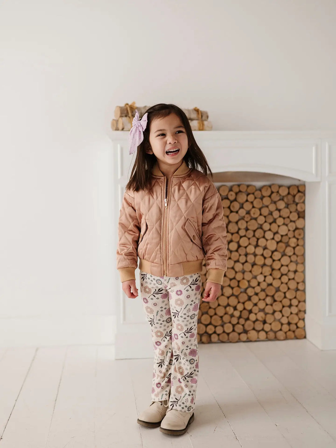 Babysprouts Quilted Bomber Jacket - Desert