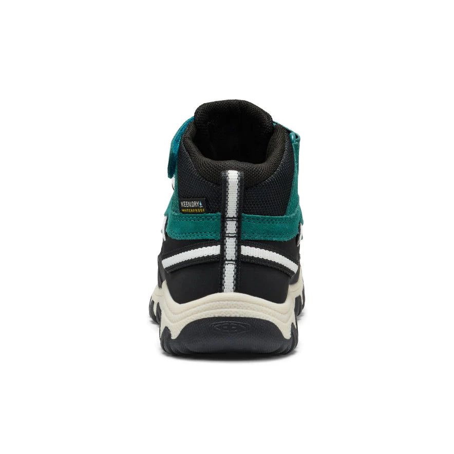 Keen Targhee IV Waterproof Hiking Boot - Mediterranea/Flame Orange