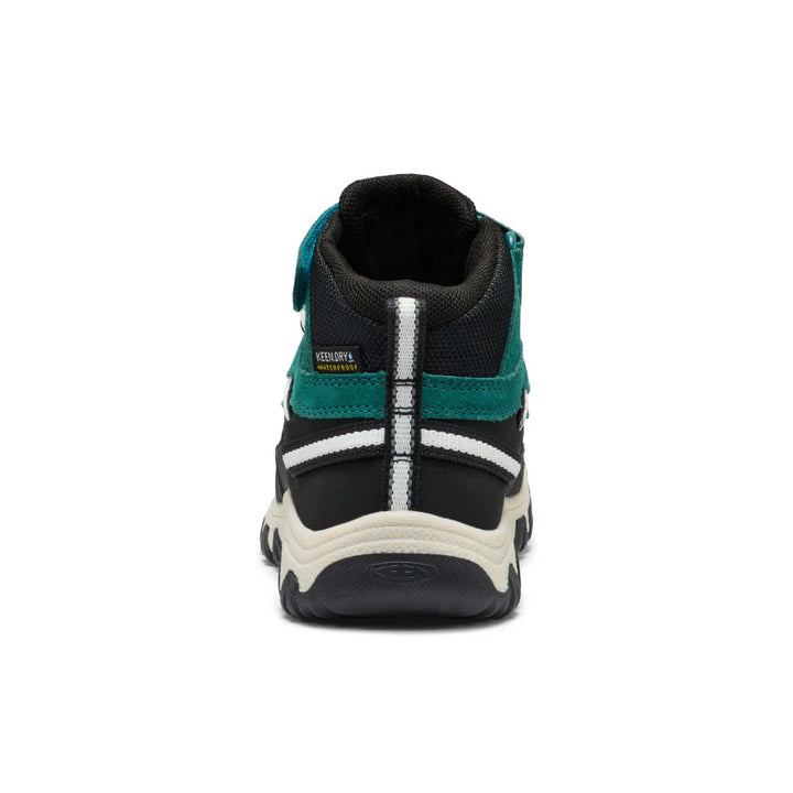 Keen Targhee IV Waterproof Hiking Boot - Mediterranea/Flame Orange