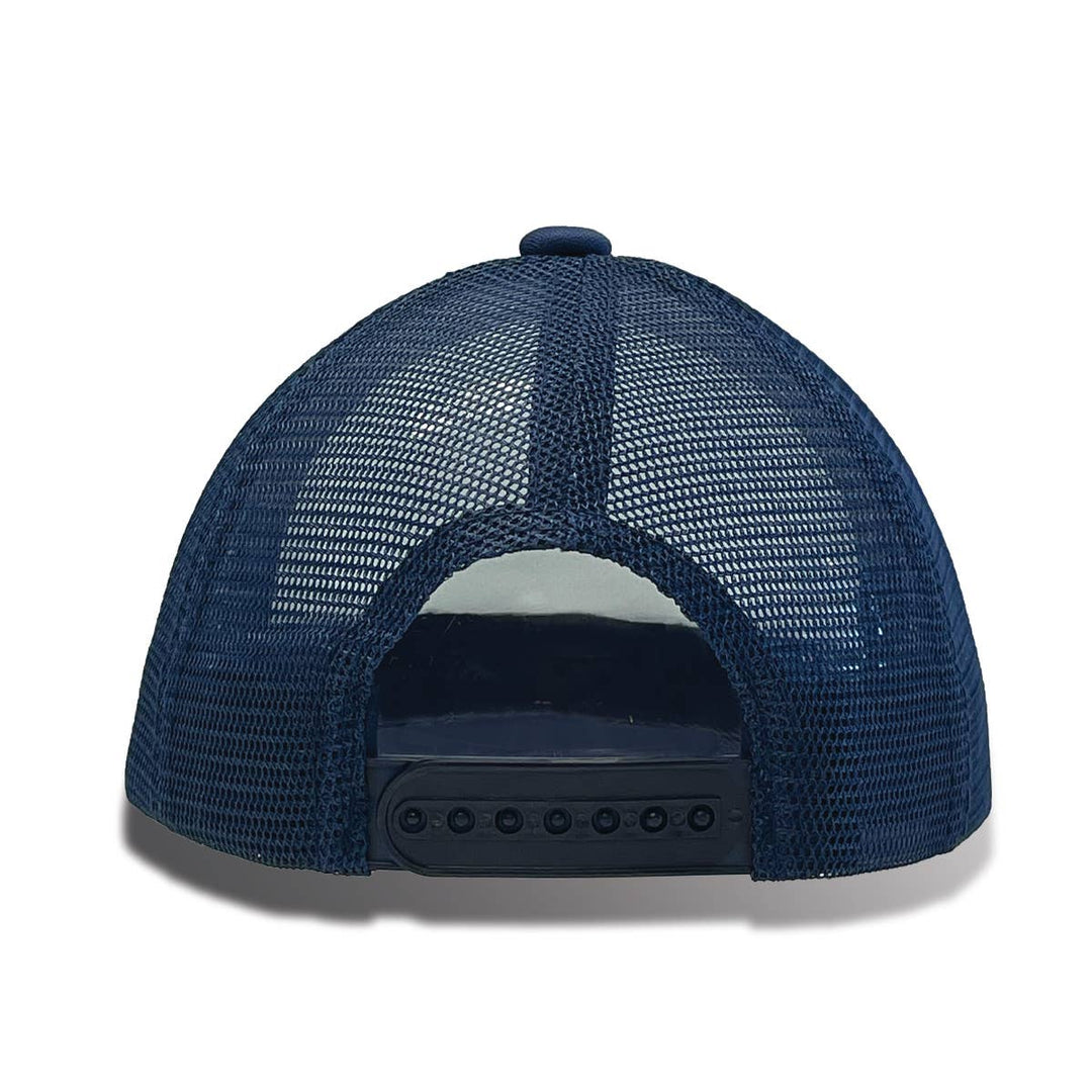 Bubu Gone Fishin Navy Trucker Hat