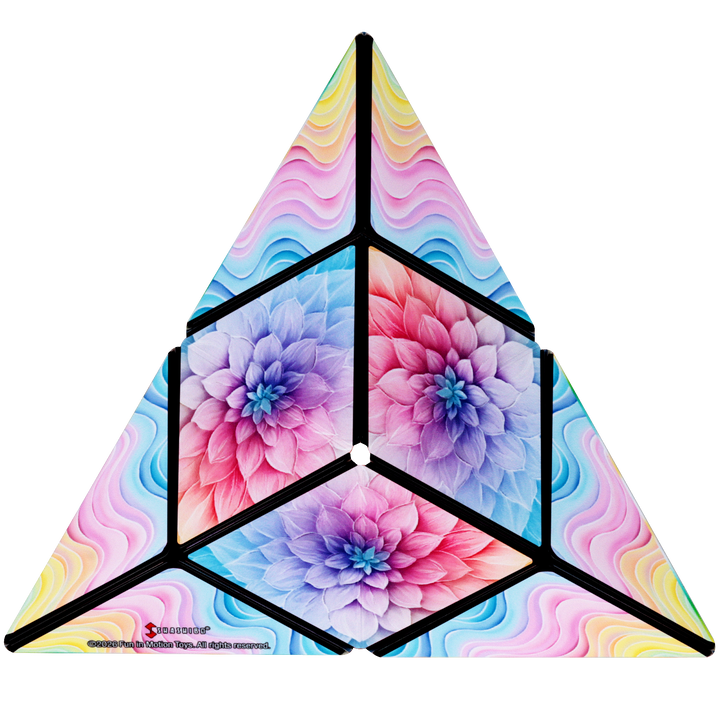 Shashibo Tie Dye Twist Magnetic Puzzle Cube