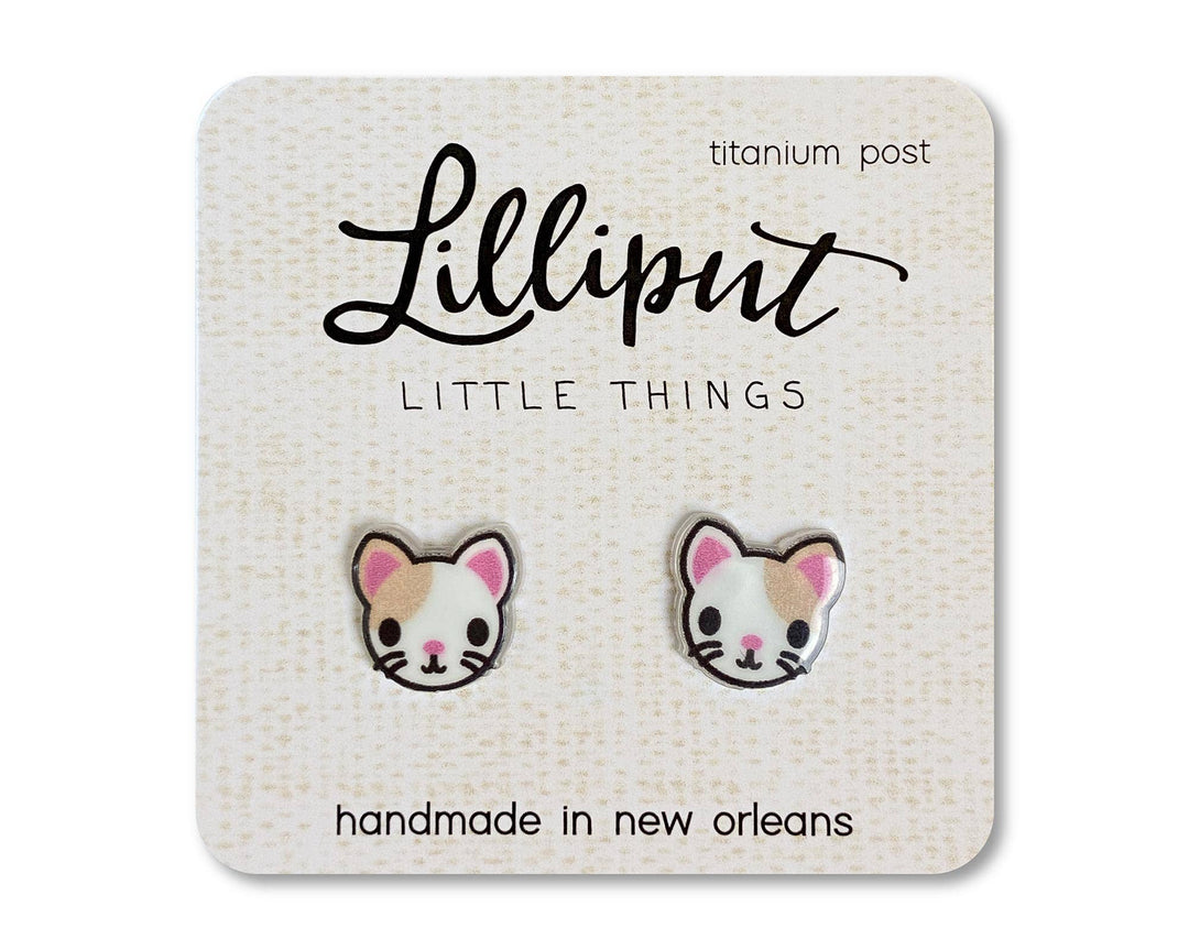 Lilliput Little Things Kitty Cat Earrings