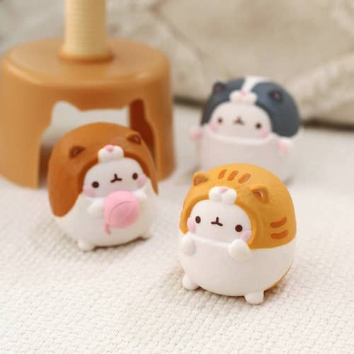 Molang Lazy Cat Costume Figure Blind Box