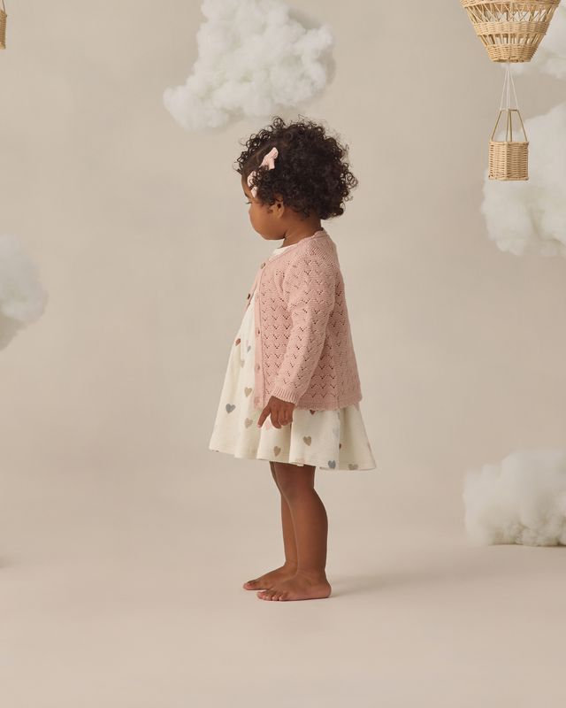 Quincy Mae Darla Dress - Confetti Hearts