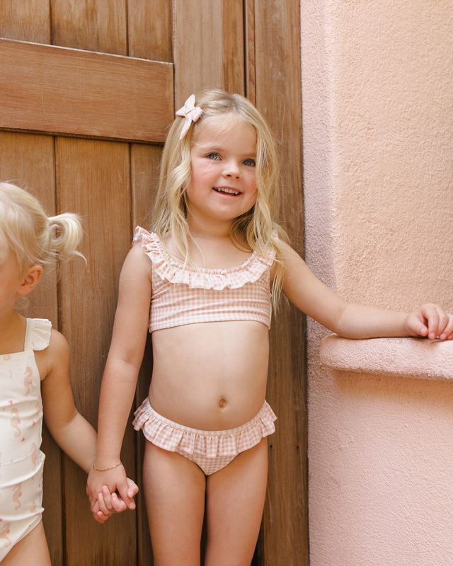 Rylee + Cru Giana Bikini - Petal Gingham