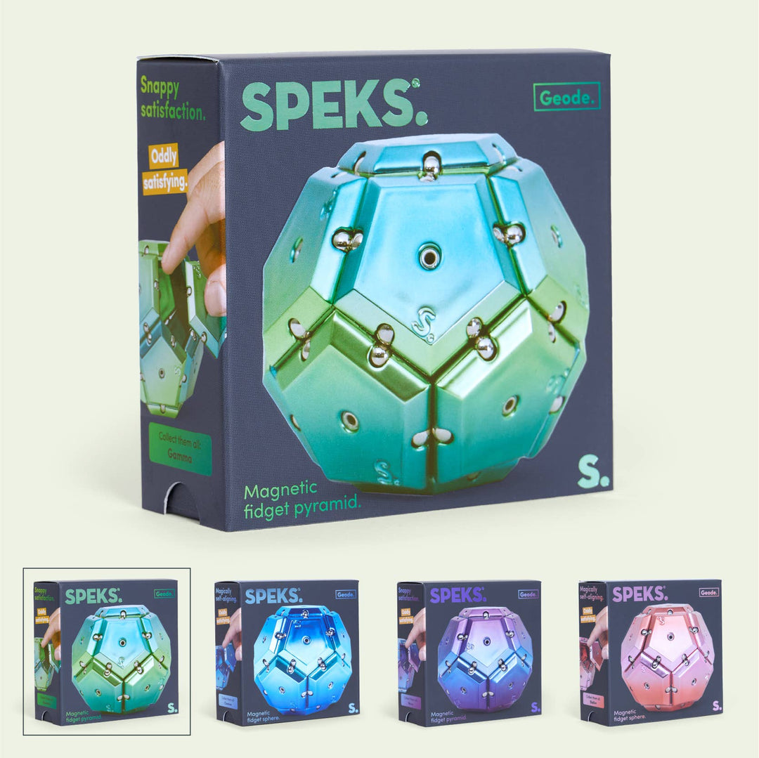 Speks Geode Chrome Single Color Case Pack