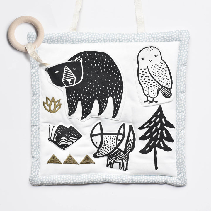 Wee Gallery Organic Activity Pad for Baby - Woodland Animals