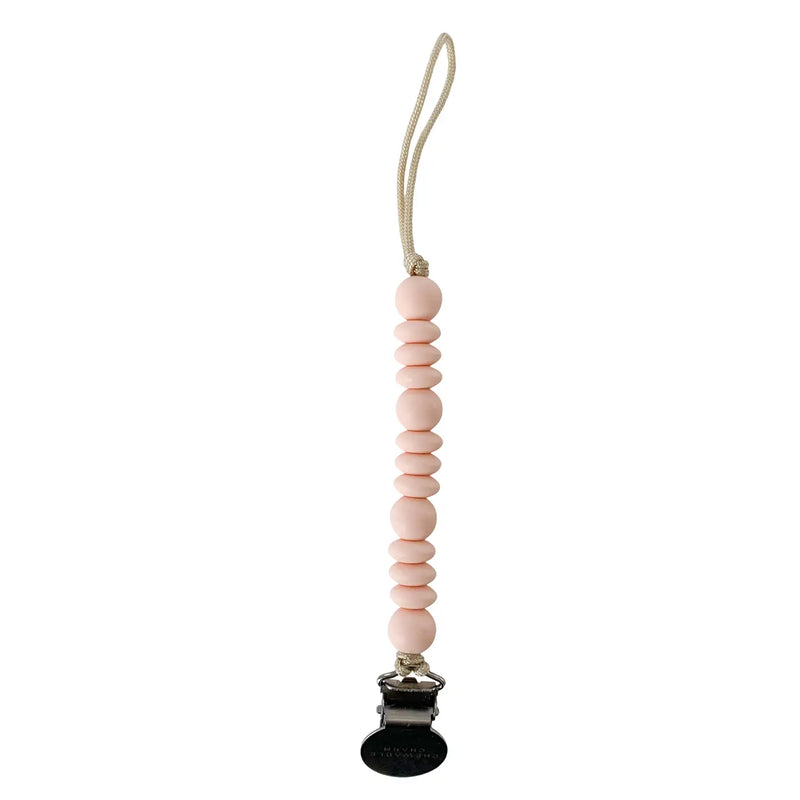 Chewable Charms Grace Pacifier Clip - Pale Blush