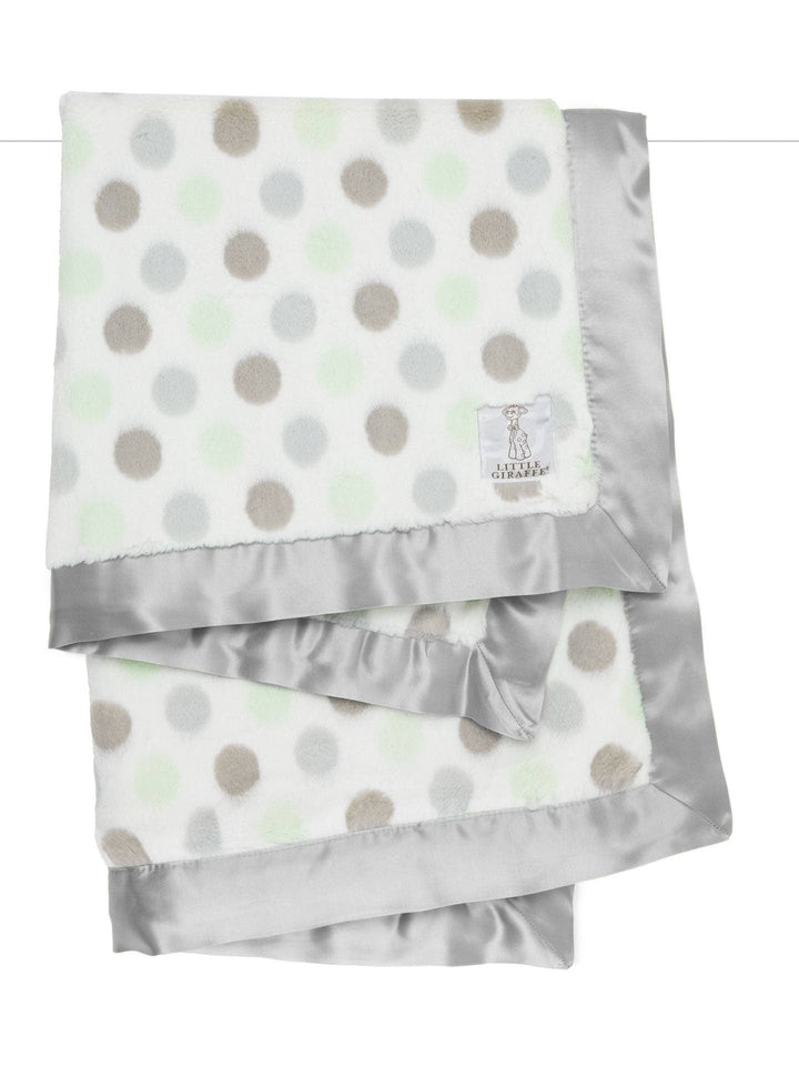Little Giraffe Lux Dot Baby Boy & Toddler Blanket