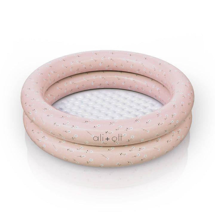 Ali+Oli Two-Ring Inflatable Kiddie Pool - Peony