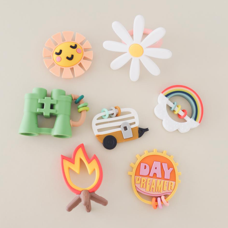Lucy Darling Little Camper Campfire Baby Teether