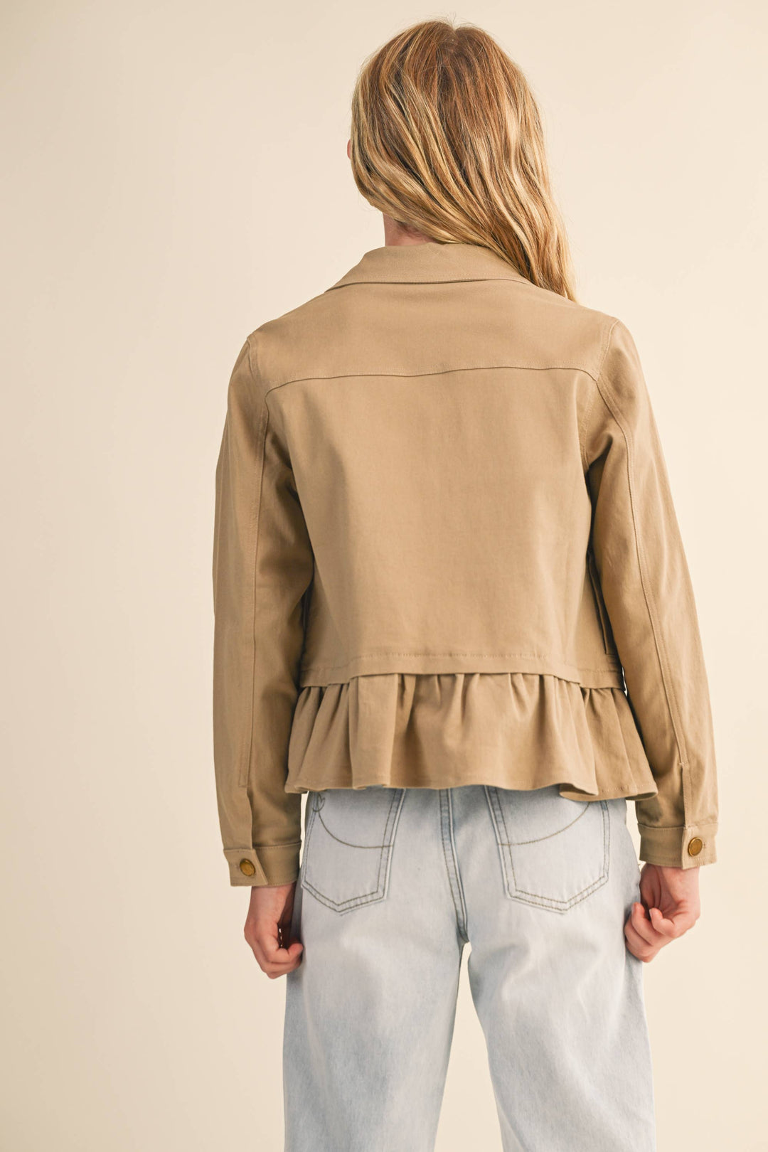 Heart And Arrow Cropped Field Jacket