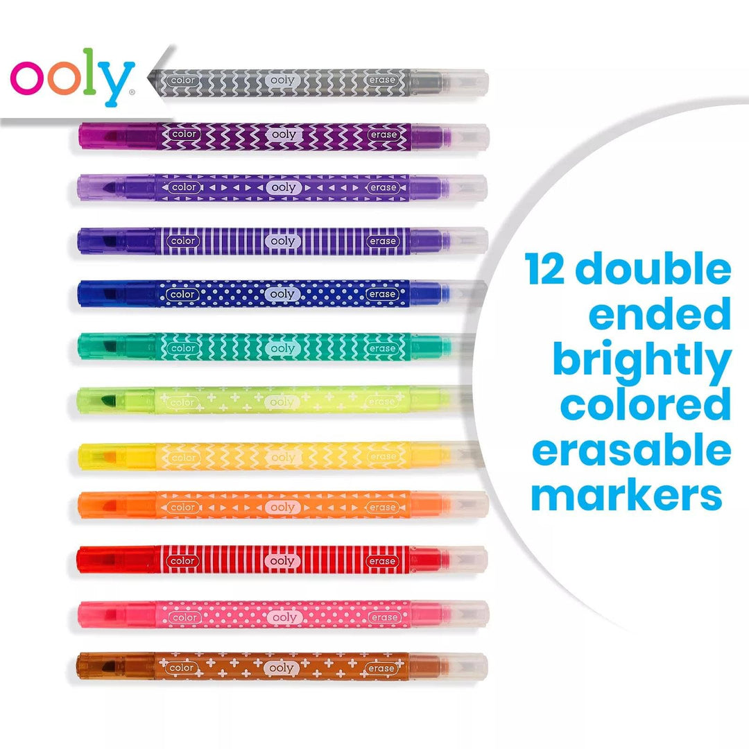 Ooly Make no Mistake! Erasable Markers (Set of 12)