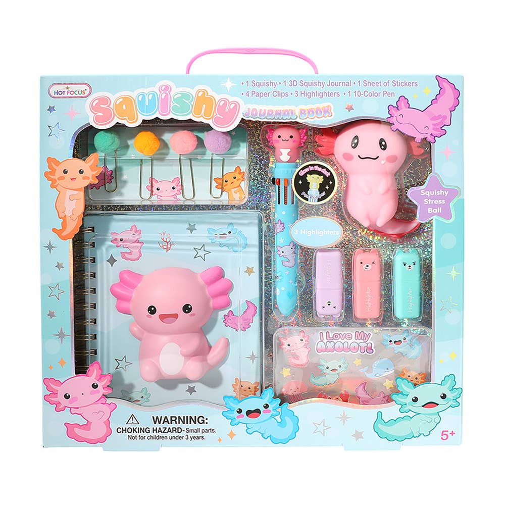 Hot Focus Squishy Journal Book - Critters