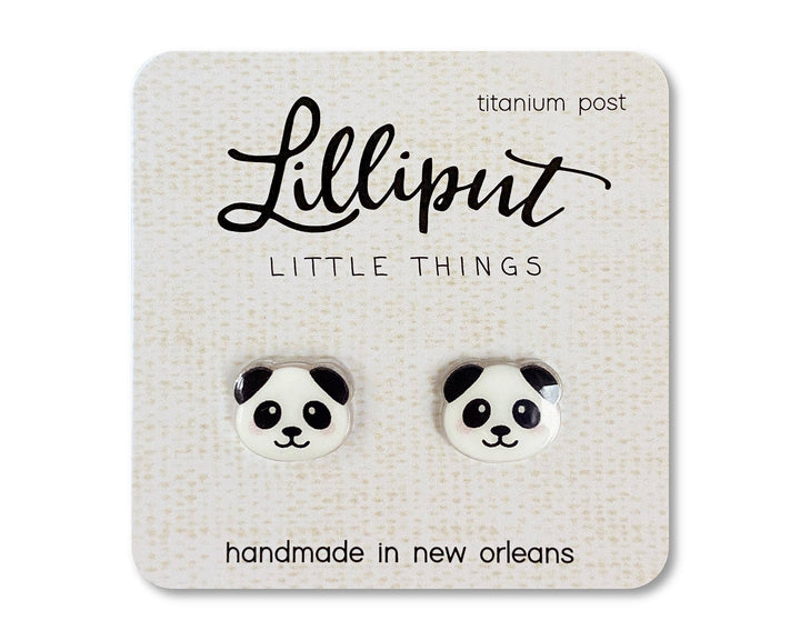 Lilliput Little Things Panda Earrings - Cute Animal Earrings